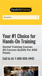 Mobile Screenshot of handsontraining.com